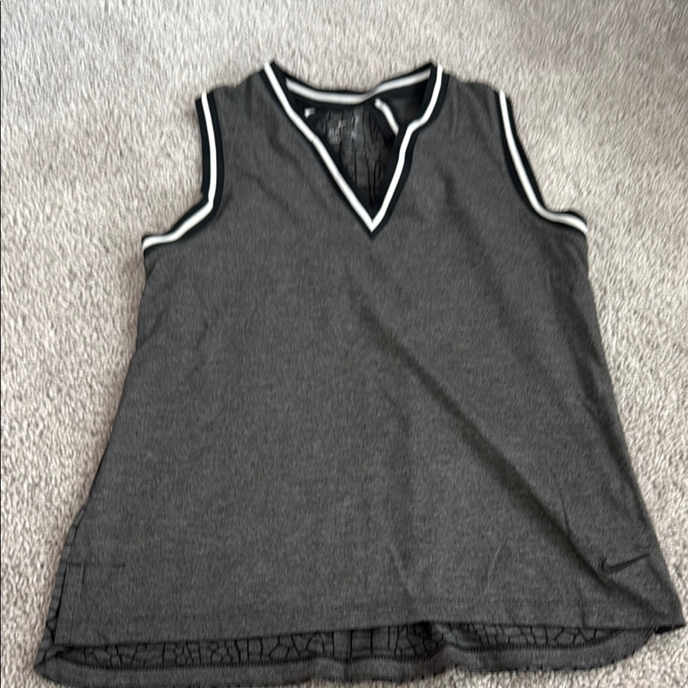 Nike Dri-FIT Gray Patterned Tank